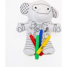 Bu-bu Boyanıp Yıkanan Pofidik Dostlar +4 Keçeli Kalem Pd0001