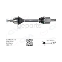 Ön Aks Komple Sol Kuga 1 2.0 Tdci 2008-2014 Power. Otom. 6 Vitesli Çift Kavrama 4x4 646 Mm Diş 27 I Ç Dişli 31