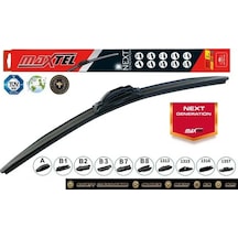 Maxtel 12401514 Silecek Supurgesi Tek 12401514