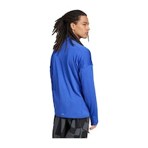 Adidas Xperior Climawarm Light Fleece Erkek Mavi Dik Yaka Ceket Mavi