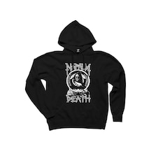 Napalm Death Smear Campaign Siyah Kapşonlu Sweatshirt Hoodie Siyah