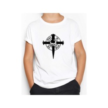 Zepplin Giyim Black Label Society Order Of Black Skull Beyaz Çocuk Tişört Beyaz