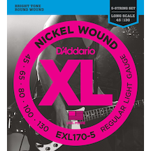 Daddario EXL1705 Bas Tel Set 5 Telli 045