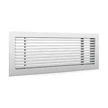 RENUZU Lineer Alüminyum Menfez, 50 X15 Şömine Menfezi, Beyaz Menf