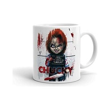 Chucky Çaki Baskılı İthal Kupa Bardak Beyaz - Çok Renkli