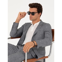 Cacharel Antrasit Ex. Slim Fit Ceket Gri