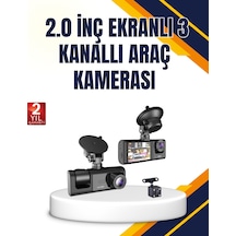 Araç İçi Kamera Seti 170 Geniş Açı, Hareket Algılama Ve Park Koruma