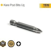 Akın Kare Pozi Çelik Bits Uç Pz2 X 50mm 30 Ad.