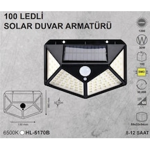 Güneş Enerjili Solar Bahçe Aplik