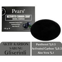 Pears Gliserinli Aktif Karbon Sabunu 120 G