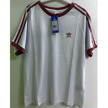 Adidas Ia4846 Tshirt Bordo Çizgili