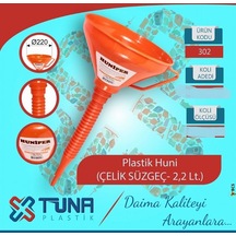 Plastik Spiralli Huni 2.20 Lt 22 Cm 1 Adet Hızlı