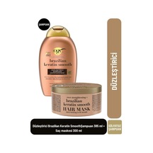 Brazilian Keratin Smooth Şampuan 385 Ml + Saç Maskesi 300 Ml Brazilian Keratin Smooth Şampuan 385 Ml + Saç Maskesi 300 Ml