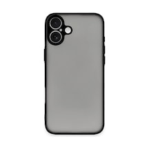 Newface - 330 - İphone 16 Plus Kılıf Montreal Silikon Kapak - Edntrend - - Siyah Sıyah