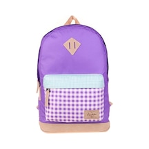 Kaukko Wichlight Sırt Çantası Plaid Lila K1646