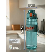 Dodge Su Matarası Tritan Turkuaz 850ml Turkuaz