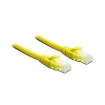 Cat6 1M Sarı Patch Network Kablosu