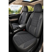 Fiat Tempra Uyumlu Nova Serisi Füme Siyah Oto Koltuk Kılıfı