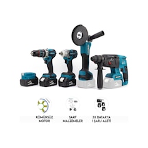 Chelikbei MK350 36V Akülü Vidalama Seti 5'li Mavi