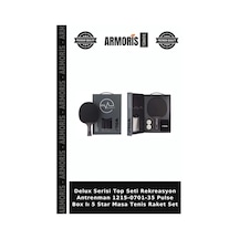 Delux Serisi Top Seti Rekreasyon Antrenman 1215-0701-35 Pulse Box Iı 5 Star Masa Tenis Raket Set