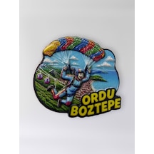 Ordu Boztepe Polyester Kabartmalı Magnet 7 Cm X 6,5 Cm Dekoratif Hediyelik Buzdolabı Süsü Kod:1839