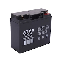 Atex Ax12-18 12v 18ah Bakımsız Kuru Akü
