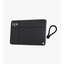 Linktech Dijital Kartvizit Akıllı Takip Cihazı Siyah , Apple İOS Uyumlu Ve Android 2 Si 1 Arada Takip Özellikli