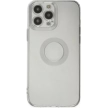 Apple İphone 14 Pro Max Kılıf Santa Lens Silikon - Şeffaf