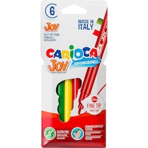 Carioca Joy Süper Yıkanabilir Keçeli Boya Kalemi 6 Lı