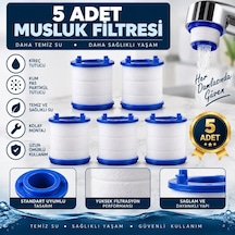 Viosa 5 Adet Musluk Başlığı Filtresi- Kireç Pas Tortu Engelleyici Filtre Altın