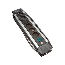 Brennenstuhl An4 Premium Alu-line Grup Priz İle Şalter 1,8 M H05vv-f 3 G1,5, Gri, 1391001066