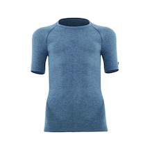 Blackspade 9267 Kids Gri Sıfır Yaka Kısa Kol Thermal