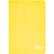 A5 60 Yaprak Kareli Defter, Sarı 103 Ivory