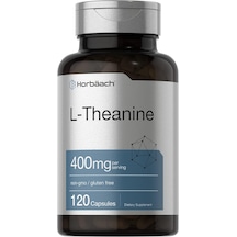 Horbaach L-theanine 400mg Per Serving 120 Capsules Aromasız