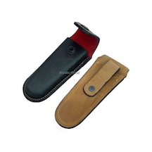 Hakiki Deri Kamp Çakı Kılıfı No:4 - 14 Cm, Kemerlikli Pop Çok Renkli