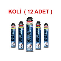 Soudal Soudafoam Gun Tabancalı Poliüretan Köpük 750Ml - Sarı - Ko Sarı