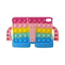 Apple Uyumlu iPad Mini 6 (MK8C3TU/A) Nettech Kulaklı Pop It Arka