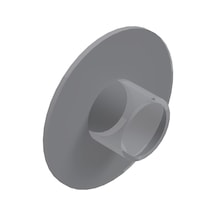Cateksss 59x19,5x1,5 Mm Burçlu Pul Pvc Şeffaf - 38 Li Paket