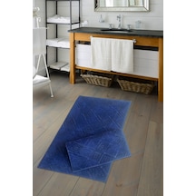 Welsoft Vintage Bambo Klozet Takimi 2 Pcs lacivert