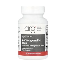 Metabolic Maintenance, As-hw-aga-ndha Plus, L-theanine & Magnesium Blend, 60 Vegetarian Capsules
