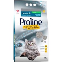 Proline Aktif Karbonlu Topaklaşan İnce Bentonit Kedi Kumu 10 L