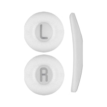 Jbl Kulaklik Pedi Jbl 450bt 460 500bt 510bt Tune 600 T250 Jr 300 Jbl İle Uyumlu Kulaklık Süngeri Yastıgı Beyaz Sünger + Beyaz Kafa Bandı