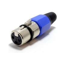 3 Pin Xlr Dişi Mikrofon Konnektörü - Jak - Lehim Tipi