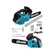 Dragro DRG-25TSTR 25 CC Mini Benzinli Testere Ağaç Odun Dal Budama Ve Kesme Testeresi Mavi