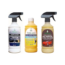 Terlans Lastik Parlatıcı Jel Torpido Parlatıcı Hızlı Cila 3X500Ml