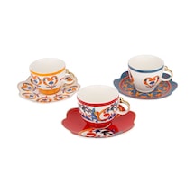 Lucky Art Lyhd436 Gıselle Bone 6Lı Kahve Fincan Seti
