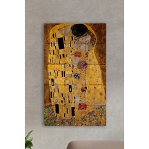 Doğal Taş Tablo - Gustav Klimt Eseri- Duvar Dekoru 30x50cm
