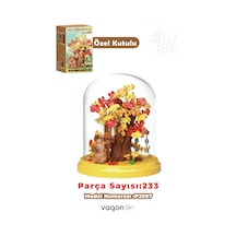 Panlos Yko Serisi Kapibara Figürlü Ağaç Ev 233 Parça Oyuncak Blok Yapım Seti Ff-p2597