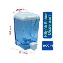 Wespa Plastik Şeffaf Köpük Sabun Dispenseri 1000 ml. x 5 Adet