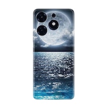 Tecno Spark 10 Pro Kılıf Resimli Desenli Baskılı Silikon Great Moon 1301